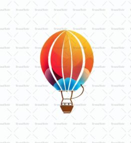 Reisender Heißluftballon